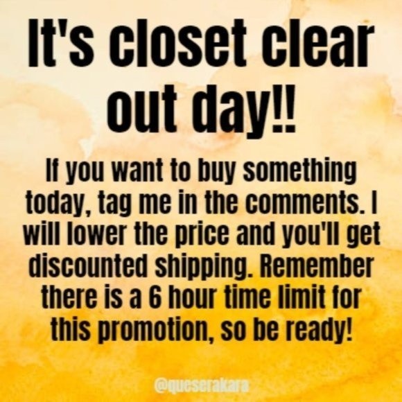 Reduced shipping on Closet Clear Out Days - Picture 6 of 7